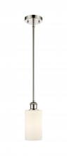  516-1S-PN-G801-LED - Clymer - 1 Light - 4 inch - Polished Nickel - Mini Pendant