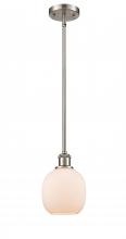  516-1S-SN-G101-LED - Belfast - 1 Light - 6 inch - Brushed Satin Nickel - Mini Pendant