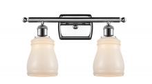  516-2W-PC-G391 - Ellery - 2 Light - 15 inch - Polished Chrome - Bath Vanity Light