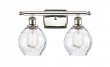  516-2W-PN-G362-LED - Waverly - 2 Light - 16 inch - Polished Nickel - Bath Vanity Light