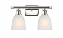  516-2W-PN-G441-LED - Brookfield - 2 Light - 16 inch - Polished Nickel - Bath Vanity Light