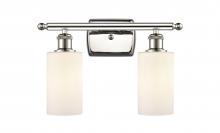  516-2W-PN-G801-LED - Clymer - 2 Light - 14 inch - Polished Nickel - Bath Vanity Light