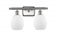  516-2W-SN-G81-LED - Eaton - 2 Light - 16 inch - Brushed Satin Nickel - Bath Vanity Light