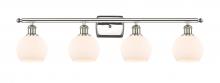  516-4W-PN-G121-6 - Athens - 4 Light - 36 inch - Polished Nickel - Bath Vanity Light