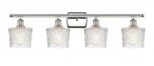  516-4W-PN-G402 - Niagara - 4 Light - 37 inch - Polished Nickel - Bath Vanity Light