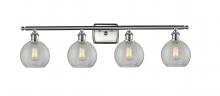  516-4W-SN-G125 - Athens - 4 Light - 38 inch - Brushed Satin Nickel - Bath Vanity Light