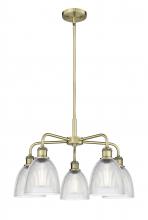  516-5CR-AB-G382 - Castile - 5 Light - 24 inch - Antique Brass - Chandelier