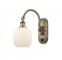  518-1W-AB-G101-LED - Belfast - 1 Light - 6 inch - Antique Brass - Sconce