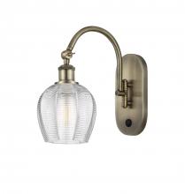  518-1W-AB-G462-6-LED - Norfolk - 1 Light - 6 inch - Antique Brass - Sconce