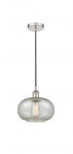  616-1P-PN-G249-LED - Gorham - 1 Light - 10 inch - Polished Nickel - Cord hung - Mini Pendant