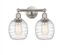  616-2W-SN-G1013 - Belfast - 2 Light - 15 inch - Brushed Satin Nickel - Bath Vanity Light