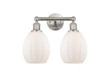  616-2W-SN-G81 - Eaton - 2 Light - 15 inch - Brushed Satin Nickel - Bath Vanity Light