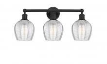  616-3W-BK-G462-6 - Norfolk - 3 Light - 24 inch - Matte Black - Bath Vanity Light