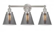  616-3W-SN-G63 - Cone - 3 Light - 24 inch - Brushed Satin Nickel - Bath Vanity Light