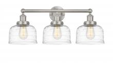  616-3W-SN-G713 - Bell - 3 Light - 26 inch - Brushed Satin Nickel - Bath Vanity Light