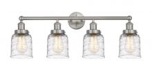  616-4W-SN-G513 - Bell - 4 Light - 32 inch - Brushed Satin Nickel - Bath Vanity Light