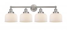  616-4W-SN-G71 - Bell - 4 Light - 35 inch - Brushed Satin Nickel - Bath Vanity Light