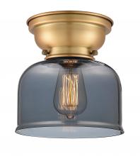  623-1F-BB-G73-LED - Bell - 1 Light - 8 inch - Brushed Brass - Flush Mount