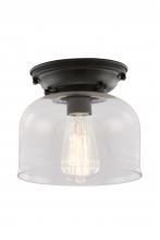  623-1F-BK-G72-LED - Bell - 1 Light - 8 inch - Matte Black - Flush Mount