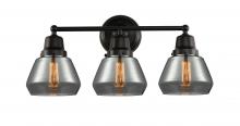  623-3W-BK-G173 - Fulton - 3 Light - 23 inch - Matte Black - Bath Vanity Light