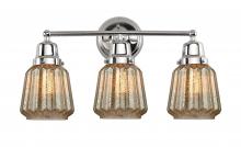  623-3W-PC-G146 - Chatham - 3 Light - 22 inch - Polished Chrome - Bath Vanity Light