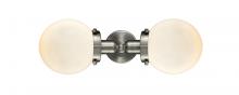  900H-2W-SN-G201-6-LED - Beacon - 2 Light - 19 inch - Brushed Satin Nickel - Bath Vanity Light