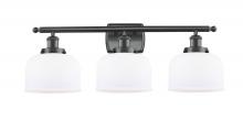  916-3W-BK-G71 - Bell - 3 Light - 28 inch - Matte Black - Bath Vanity Light