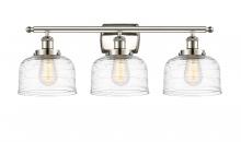  916-3W-PN-G713 - Bell - 3 Light - 28 inch - Polished Nickel - Bath Vanity Light