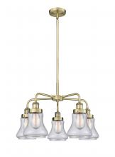  916-5CR-AB-G194 - Bellmont - 5 Light - 25 inch - Antique Brass - Chandelier