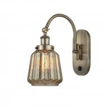  918-1W-AB-G146-LED - Chatham - 1 Light - 7 inch - Antique Brass - Sconce