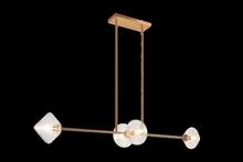 Matteo Lighting C81744AGCL - Novo Aged Gold Brass Pendant