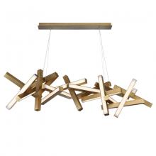  PD-64872-AB - Chaos Linear Pendant