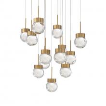  PD-82013S-AB - Double Bubble Multilight Pendant Light