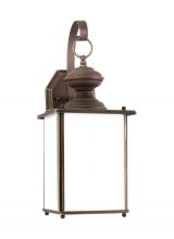  84158DEN3-71 - Jamestowne transitional 1-light LED large outdoor exterior Dark Sky compliant wall lantern sconce in