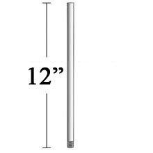  DR512-BK - 12" Down Rod in Black