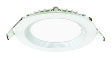  31243-02 - LED Slim Rec, 4in, Baf, 9w, Rd, Wht