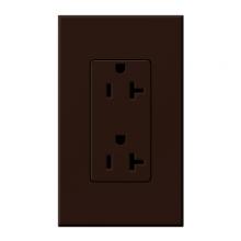  NTR-20-BR - NOVA T RECEPTACLE 20AMP BROWN