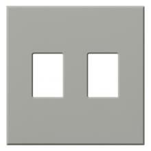  VWP-2-GR - VAREO WALLPLATE 2GNG GRAY