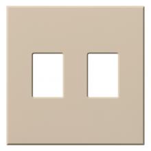  VWP-2-TP - VAREO WALLPLATE 2GNG TAUPE