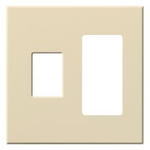  VWP-2CR-BE - VAREO WALLPLATE 2GNG CONT/RCPT BEIGE