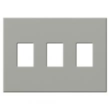  VWP-3-GR - VAREO WALLPLATE 3GNG GRAY