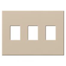  VWP-3-TP - VAREO WALLPLATE 3GNG TAUPE