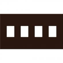  VWP-4-BR - VAREO WALLPLATE 4GNG BROWN