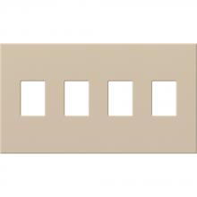  VWP-4-TP - VAREO WALLPLATE 4GNG TAUPE