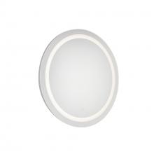  VM40432-5CCT - Hillmont 32-in Sandblasted Merc Edge LED Vanity Mirror