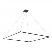  PD88172-BK - Piazza 72-in Black LED Pendant