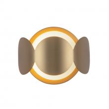  WS59810-BG/OP - Ciel 10-in Brushed Gold/Opal Glass Socket Wall Sconce