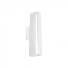  WS7416-WH - Sleek Minimalist Rectangular LED Wall Sconce