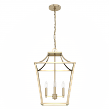  19069 - Hunter Laurel Ridge Alturas Gold 4 Light Pendant Ceiling Light Fixture