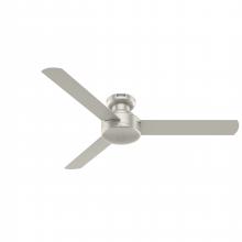  52409 - Hunter 52 inch Presto Matte Nickel Low Profile Ceiling Fan and Wall Control